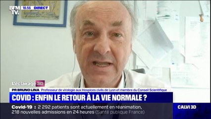 Pour le Pr Bruno Lina, "si on baisse trop rapidement la garde [à la rentrée], il y a un risque réel de reprise épidémique"