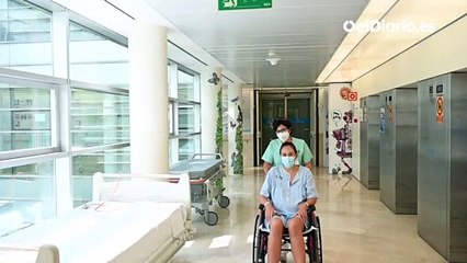 Una embarazada que se contagió de COVID-19 y a la que se le practicó una cesárea urgente sale de la UCI del Gregorio Marañón