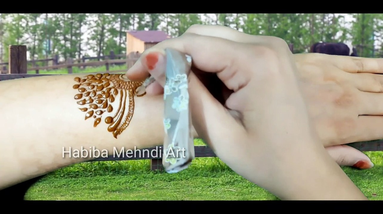belt henna mehndi design - mehndi design arabic - arebic henna mehndi design - bangles style henna mehndi design - gol mehndin design - Habia Mehndi Art