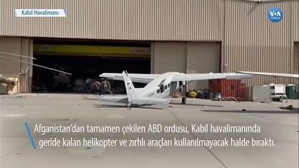 ABD Geride Kullanılmayacak Teçhizat Bıraktı