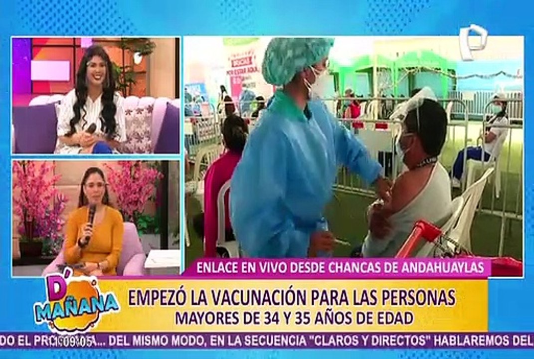 D´Mañana: vacunación contra Covid-19 en estadio Chancas de Santa Anita será hasta las 07:00 p.m.