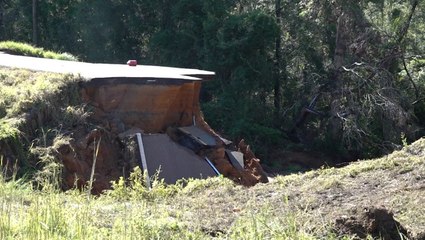 Two killed, 10 hurt after Mississippi highway washes away during Ida