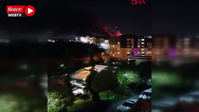 İkitelli Çevre Sanayi Sitesi'nde yangın