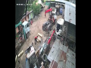 Gas Tank Shoots Through House Walls