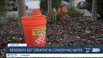 Residents get creative in conserving water in drought-stricken areas