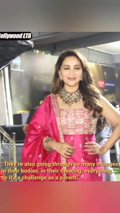Madhuri dixit for planet marathi ott launch || Madhuri Was  Spotted Out