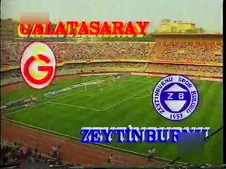 Galatasaray 3-0 Zeytinburnuspor 28.08.1993 - 1993-1994 Turkish 1st League Matchday 1