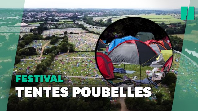 Ces images montrent que le problème des déchets après un festival est loin d'être résolu