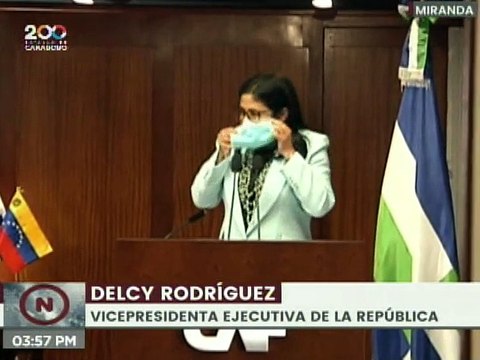 Vicepdta. Delcy Rodríguez da la bienvenida a la nueva presidencia de la CAF en Venezuela