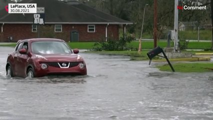 شاهد | أضرار كارثية خلفها "أيدا" في لويزيانا
