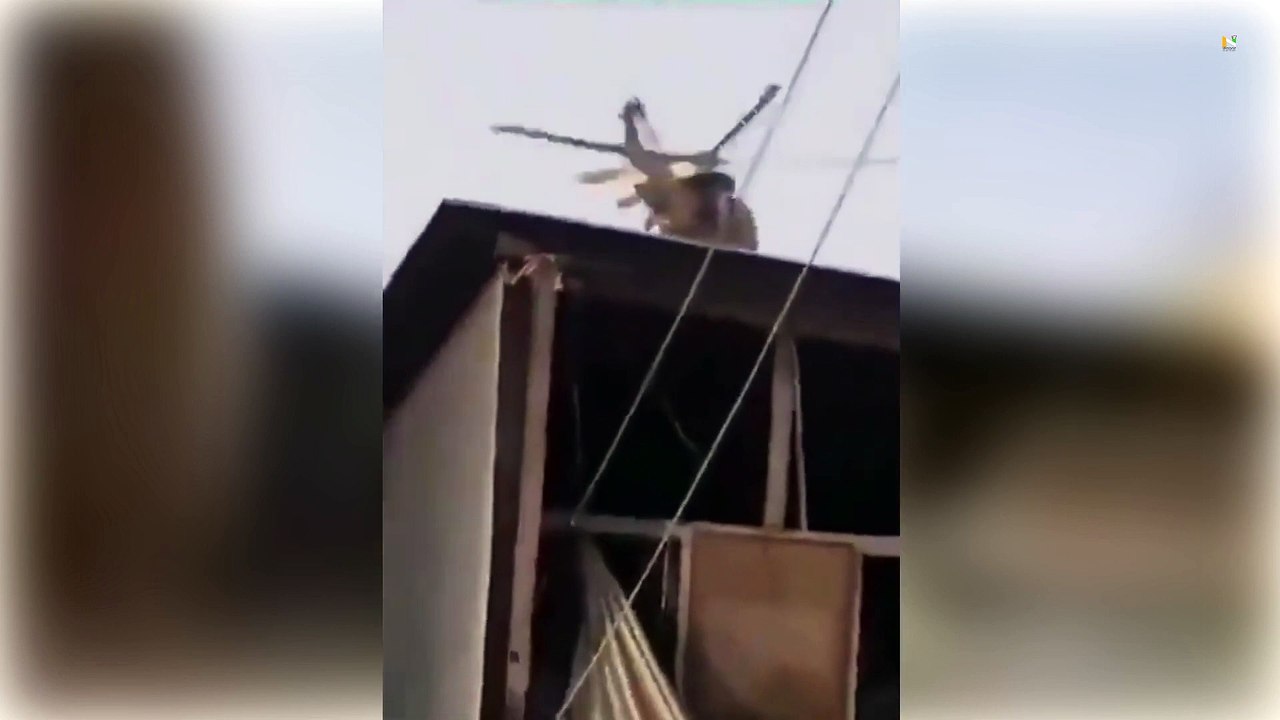 After US exit, Taliban fly American chopper with body hanging from rope