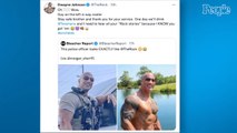 Dwayne Johnson Reacts to Viral, Lookalike Police Officer: 'Wow!'