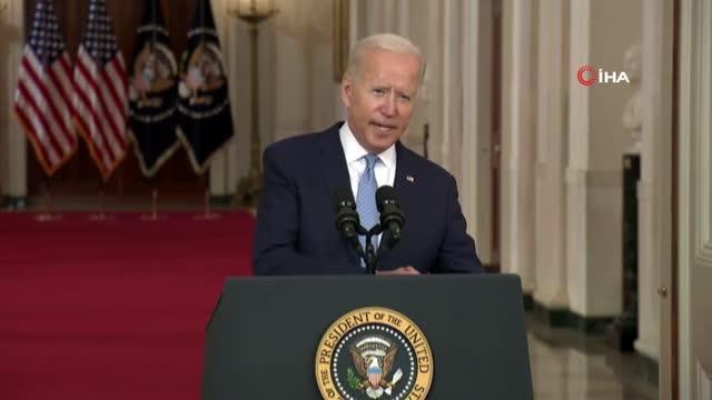 Biden'dan Afganistan'dan geri çekilme sonrası ilk açıklama: Tahliye olağanüstü bir başarıydı