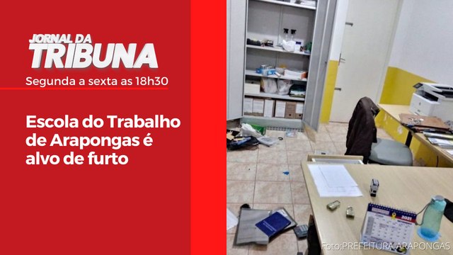 Escola do Trabalho de Arapongas é alvo de furto