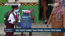 Di Lampung Utara, Pembelajaran Tatap Muka Di Sekolah Mulai Digelar Dengan Prokes Ketat