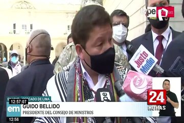 Bellido sobre posible renuncia Maraví: "El presidente es el que toma la decisión"