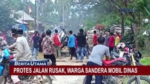 Kesal Jalan Tak Kunjung Diperbaiki, Emak-emak di Sultra Nyaris Gulingkan Mobil Dinas