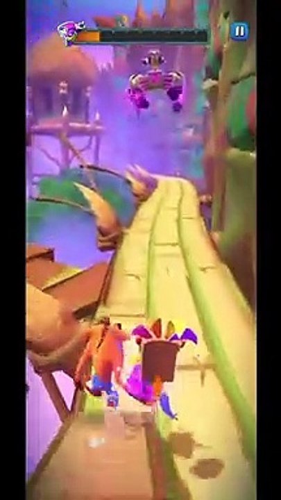 Oxide Robo Neo Cortex Battle Run Gameplay On The Great Gate - Crash Bandicoot: On The Run!