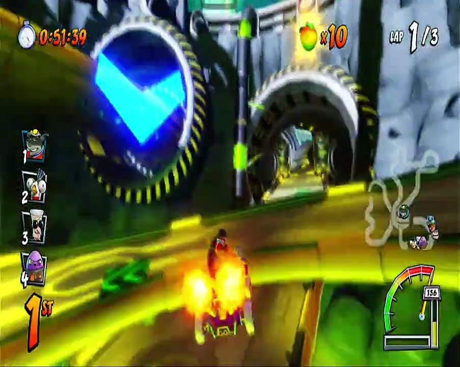 Oxide Station Nintendo Switch Gameplay - Crash Team Racing Nitro-Fueled