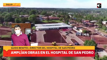 Amplían obras en el hospital de San Pedro
