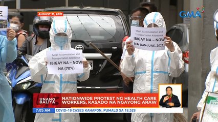 Nationwide protest ng health care workers, kasado na ngayong araw | UB