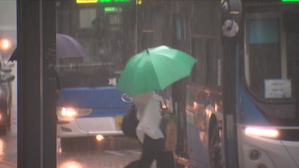 [날씨] 밤사이 중부 많은 비...낮까지 전북·경북 100mm↑ / YTN
