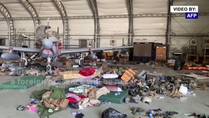 Taliban swoop into Kabul airport to celebrate defeating US