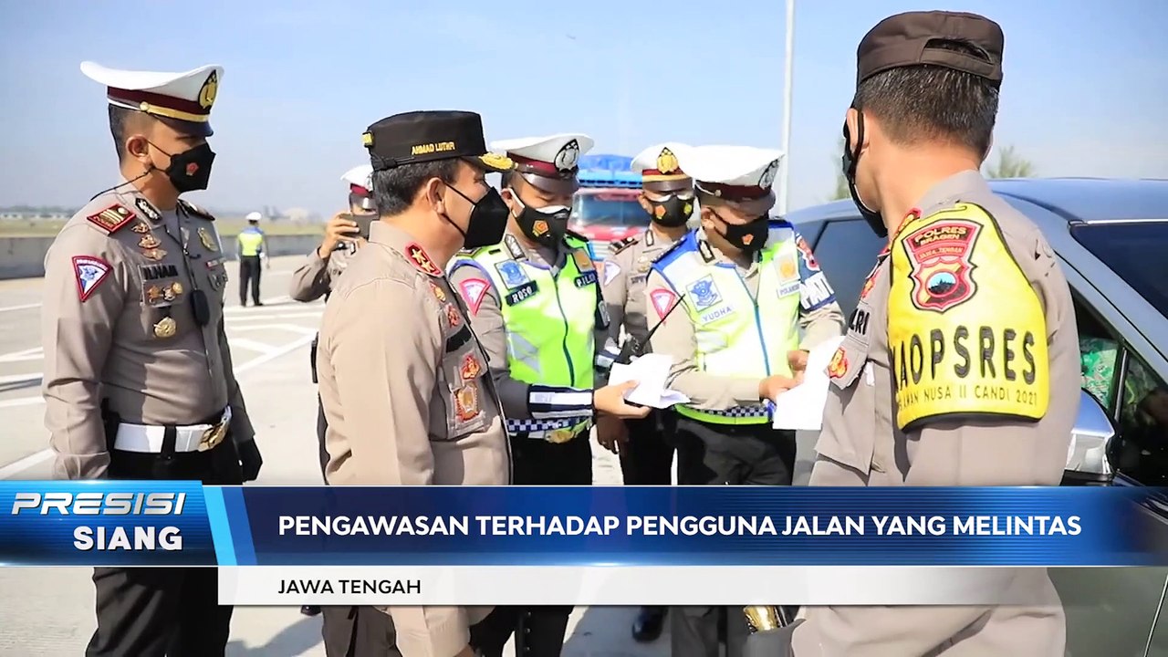 Berjalan Maksimal, Penyekatan Akhir Pekan Polda Jateng Periksa 4489 Kendaraan