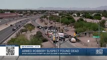 Robbery suspect found dead after attempted carjacking on Loop 202 ramp in Mesa