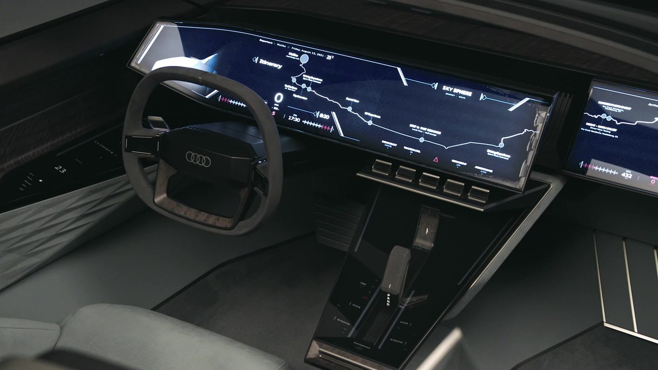 The new Audi skysphere concept Interior Design