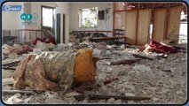 شاهد الدمار الذي خلفته ميليشيات أسد وإيران بعد قصفها بصواريخ 