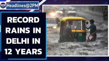 Delhi witnesses record rains in 12 years, orange alert for city | Oneindia News