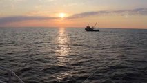 KIRKLARELİ - Kıyıköylü balıkçıların ağına sezonun ilk gününde istavrit takıldı