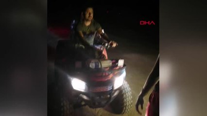 ATV'LERLE CARETTA CARETTA YAVRULARINI EZİP, GÖNÜLLÜYÜ DE YARALADILAR