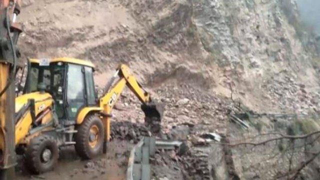 Road washed away as heavy rainfall hits Uttarakhand
