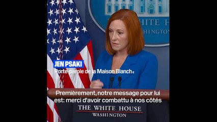 Interrogée sur la situation d'un interprète afghan coincé à Kaboul, la Maison-Blanche botte en touche