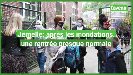 Jemelle : la rentrée scolaire après les inondations