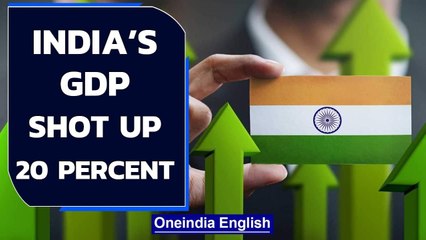 Download Video: India’s GDP sees 20 percent rise in April-June period | Oneindia News