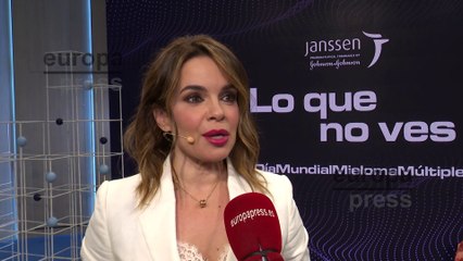 Carme Chaparro en el Día Mundial Mieloma Múltiple