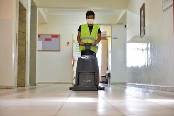 Yüz yüze eğitim öncesi okullar temizlendi