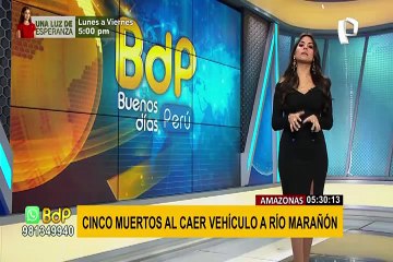 Amazonas: Se confirma el deceso de cinco personas tras caer al río Marañón