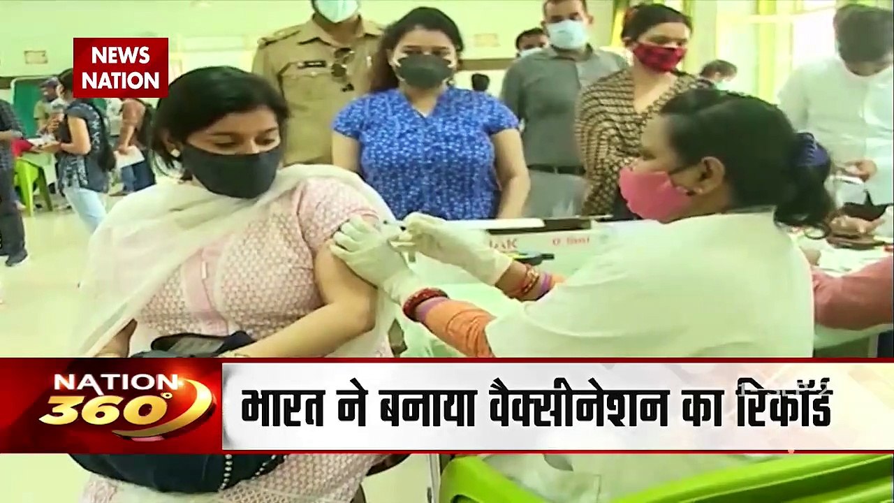 India sets new record in vaccination