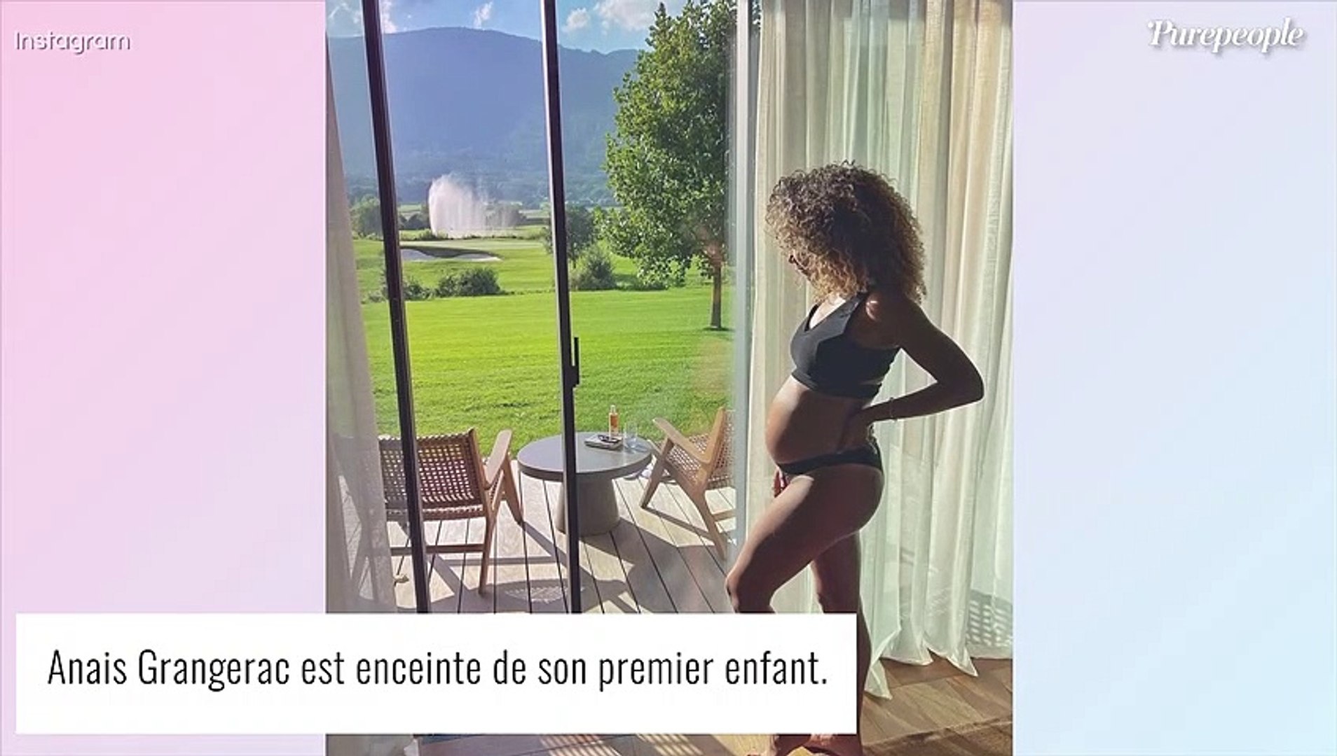 Trop belle la future maman : Anaïs Grangerac séduit ses fans avec une  photo de son baby bump