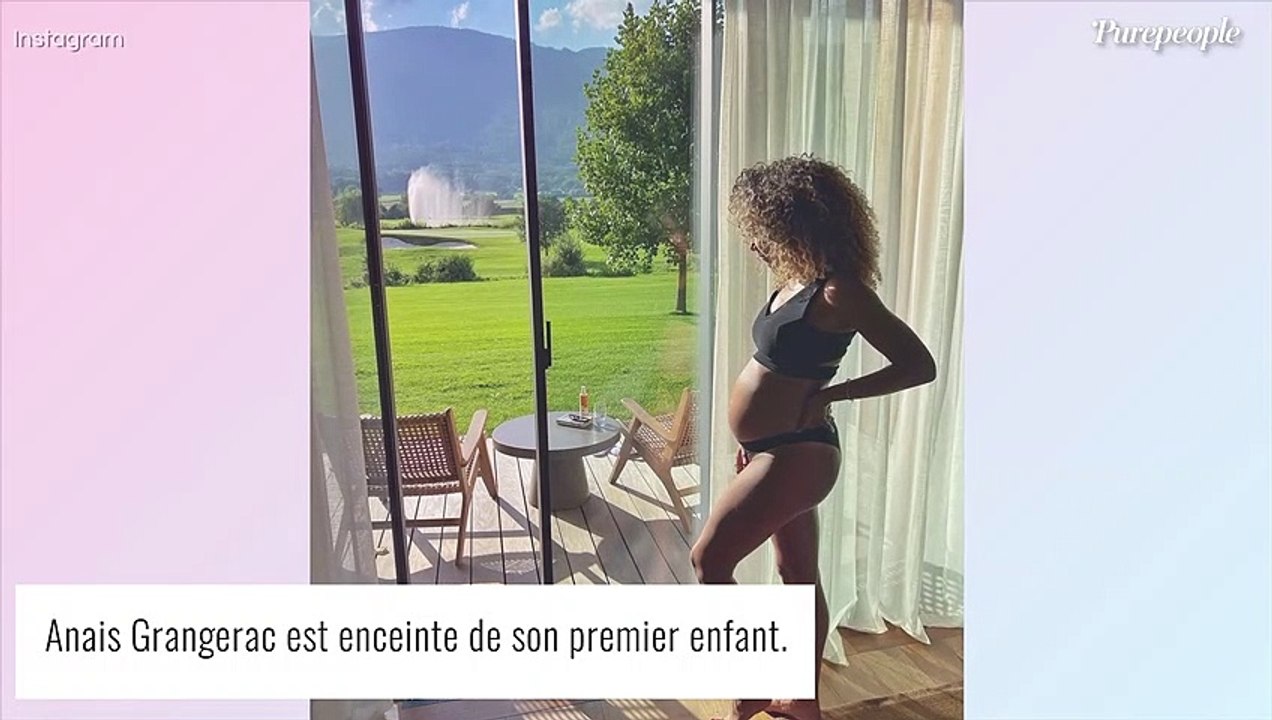 Anaïs Grangerac enceinte : baby bump de sortie en sous-vêtements, elle rayonne !