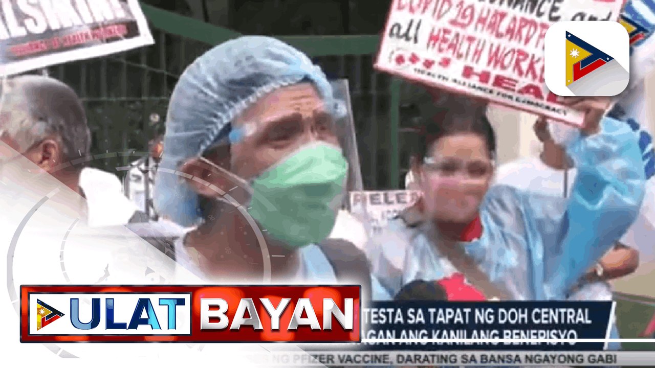 Grupo ng healthcare workers, nagkilos-protesta...