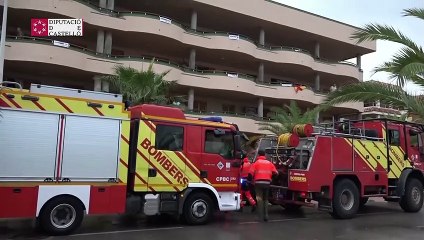 Numerosos destrozos por la lluvia en Moncofa, Castellón