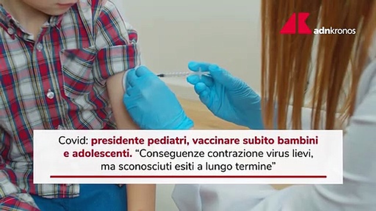 Covid, "vaccinare subito bambini e adolescenti": appello pediatri