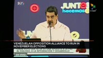 FTS 8:30 01-09: Venezuelan opposition alliance to run in November elections