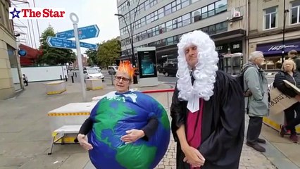 Extinction Rebellion protest in Sheffield - Wednesday September 1st 2021