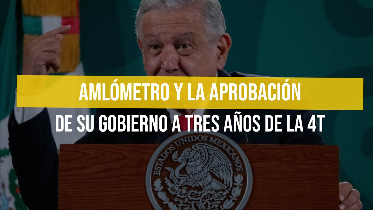 AMLÓMETRO y la aprobación de su gobierno a tres años de la 4T